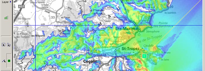 réseau radio, talkies-walkies et GPS